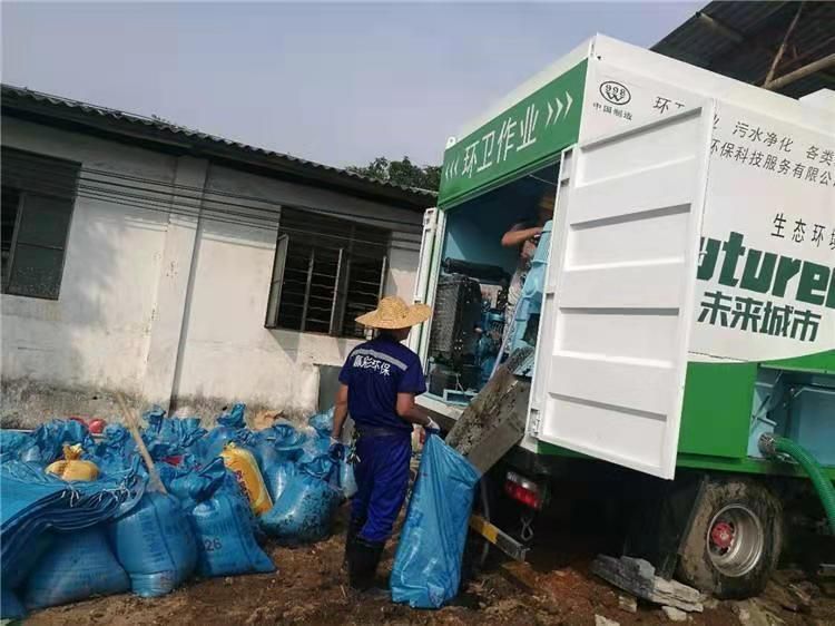 合江工业污泥压干处理